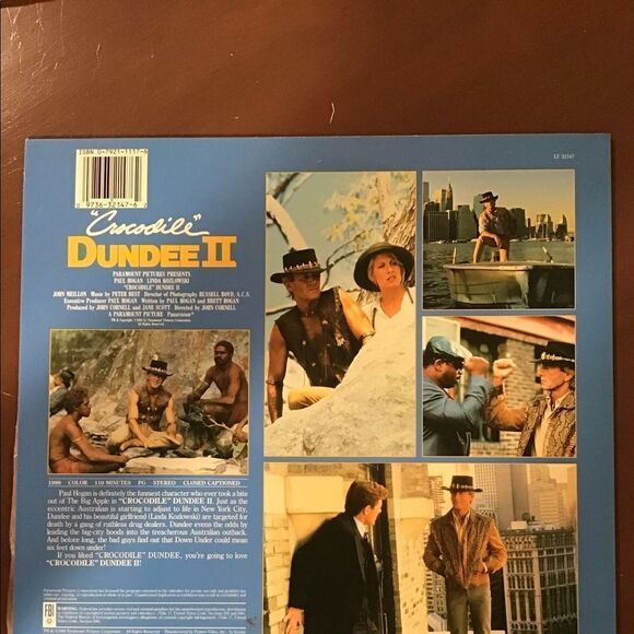 Laser Disc Crocodile Dundee II Movie, good condition - Picture 2 of 2